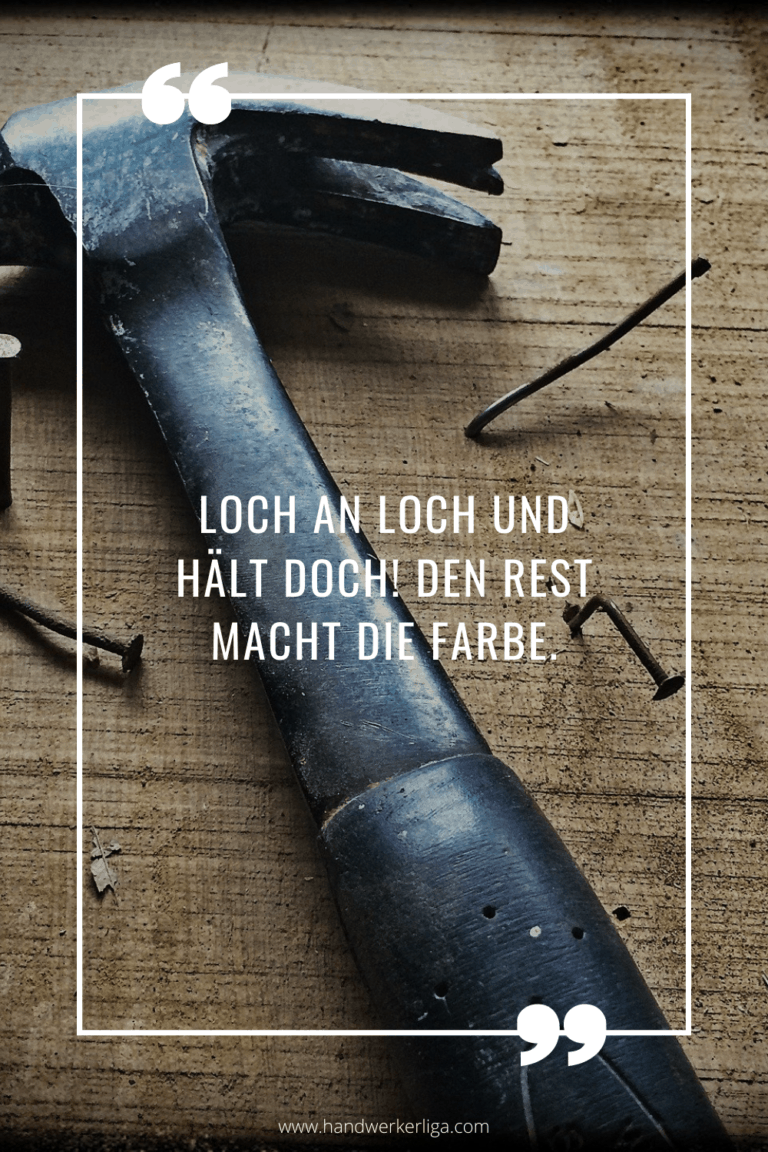 Die 150+ besten Handwerkersprüche & lustige HeimwerkerWitze Vergleich