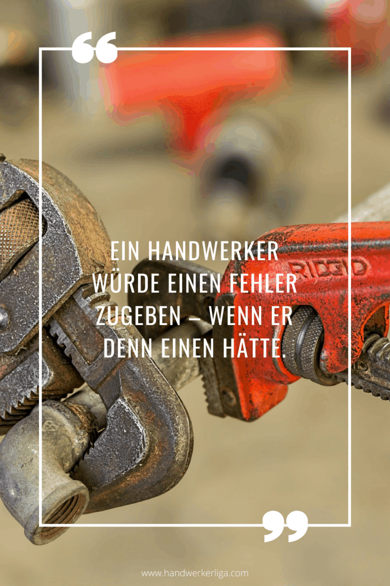 Die 150+ besten Handwerkersprüche &amp; lustige HeimwerkerWitze Vergleich der Testsieger